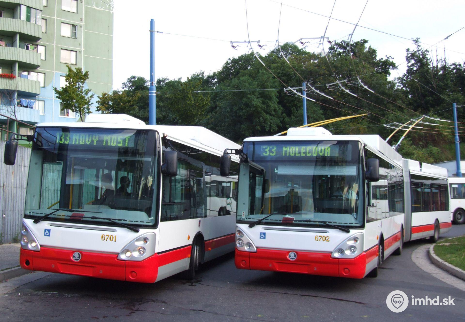 Prvý deň premávky trolejbusov na linkách 33 a 133