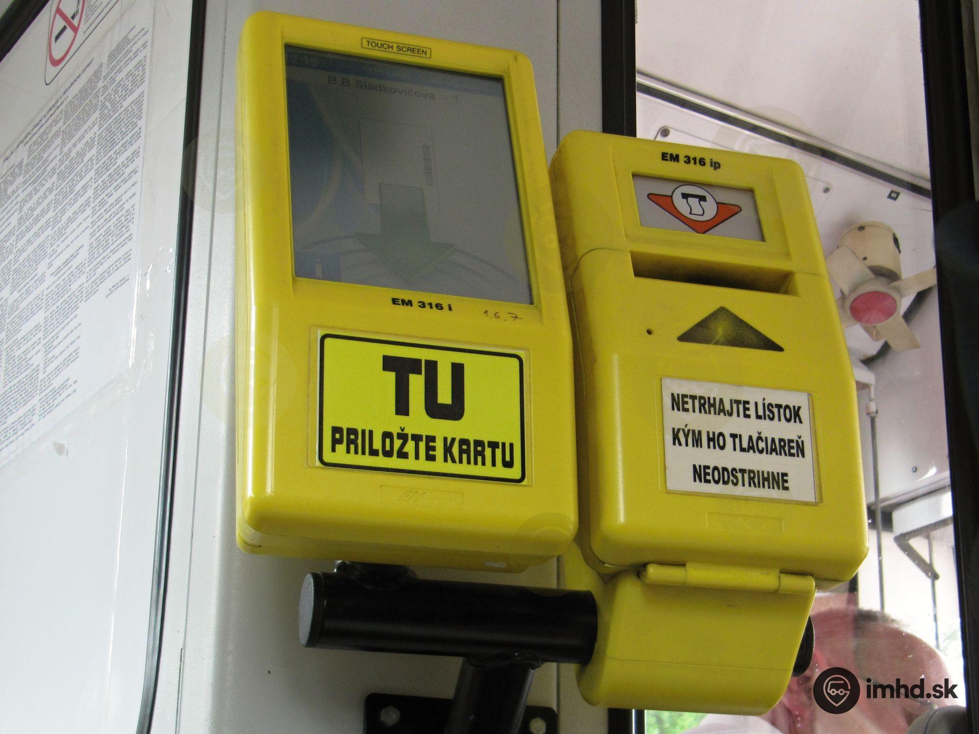 Označovač EMtest EM 316 i s tlačiarňou cestovných lístkov EM 316 ip